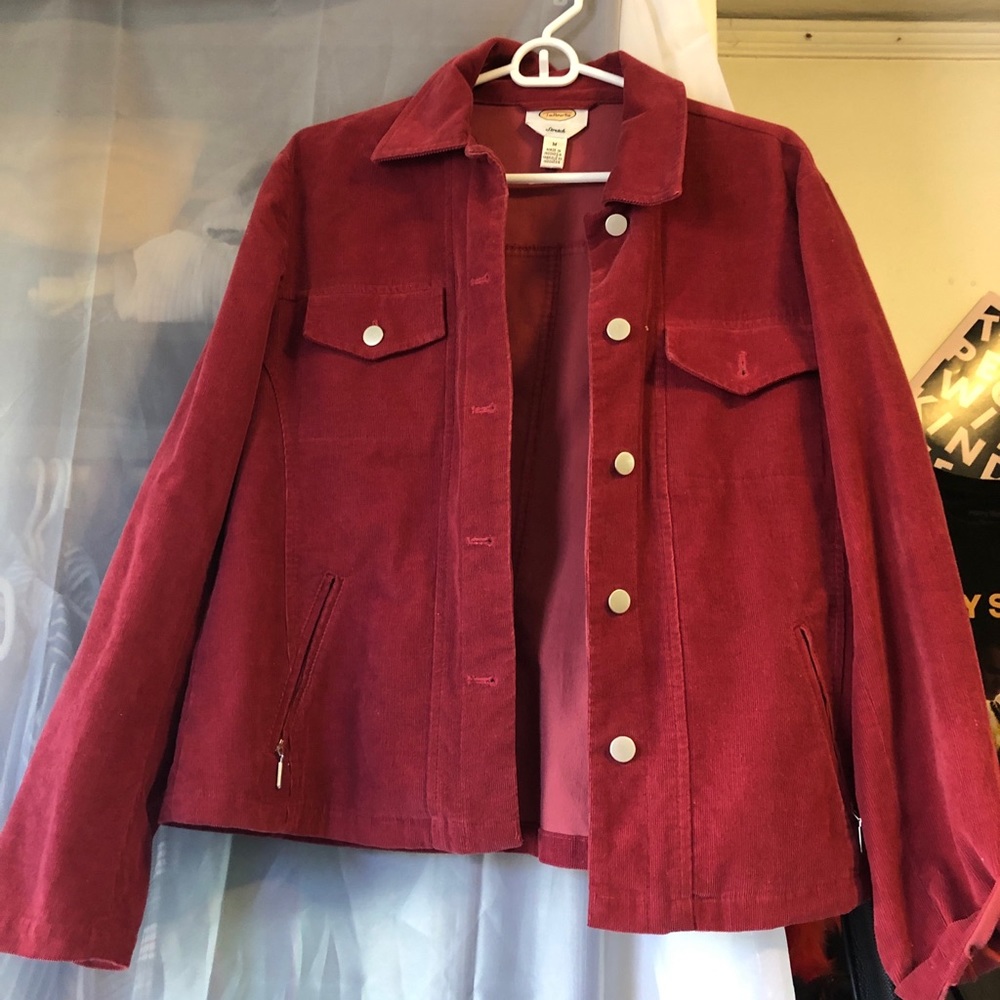 Red Corduroy Jacket